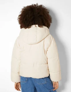 FEMME BERSHKA BSK Teen*Doudoune capuche oversize