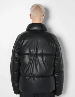 HOMME BERSHKA Blousons et manteaux*Doudoune en similicuir