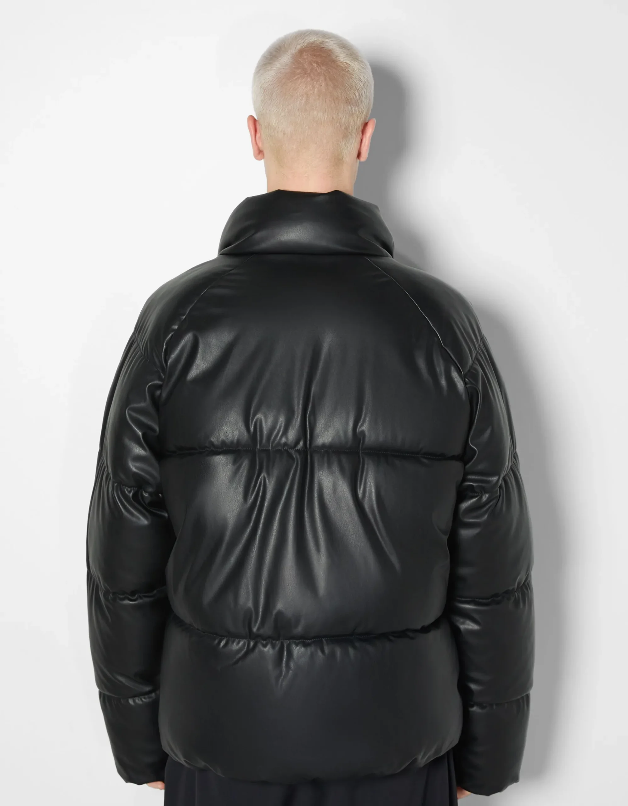 HOMME BERSHKA Blousons et manteaux*Doudoune en similicuir