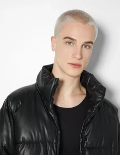 HOMME BERSHKA Blousons et manteaux*Doudoune en similicuir