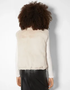 FEMME BERSHKA Vestes*Doudoune polaire sans manches réversible