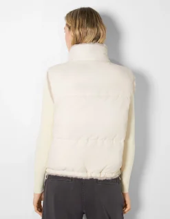 FEMME BERSHKA Gilets sans manches*Doudoune polaire sans manches réversible