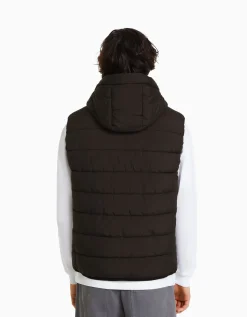 HOMME BERSHKA Blousons et manteaux*Doudoune sans manches capuche matelassée