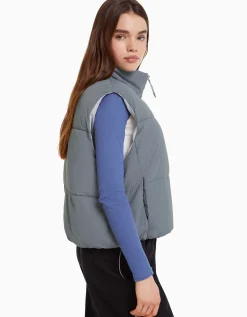 FEMME BERSHKA Vestes*Doudoune sans manches effet nylon doublure