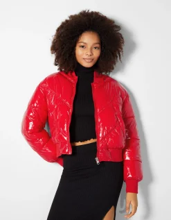 FEMME BERSHKA Vestes*Doudoune vinyle