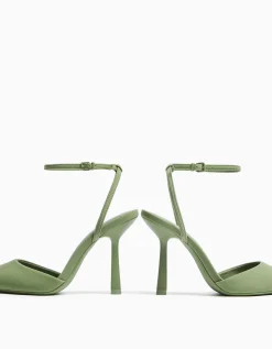 FEMME BERSHKA New*Escarpins ouverts à l’arrière boucle de cheville