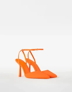 FEMME BERSHKA New*Escarpins ouverts à l’arrière boucle de cheville