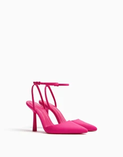 FEMME BERSHKA New*Escarpins ouverts à l’arrière boucle de cheville