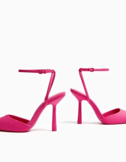 FEMME BERSHKA New*Escarpins ouverts à l’arrière boucle de cheville