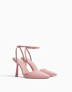 FEMME BERSHKA New*Escarpins ouverts à l’arrière boucle de cheville