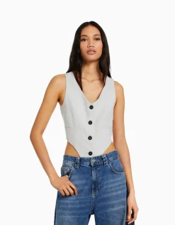 FEMME BERSHKA Vestes*Gilet body tailoring