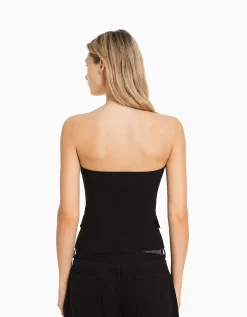 FEMME BERSHKA Vestes*Gilet tailoring épaules dénudées