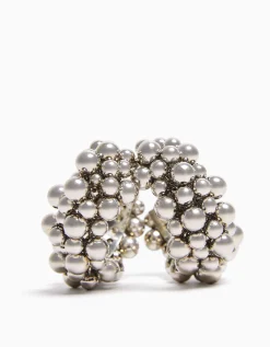 FEMME BERSHKA Accessoires*Grandes boucles d’oreilles petites perles