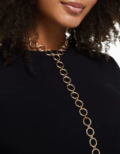 FEMME BERSHKA Ceintures*Harnais chaîne cercles