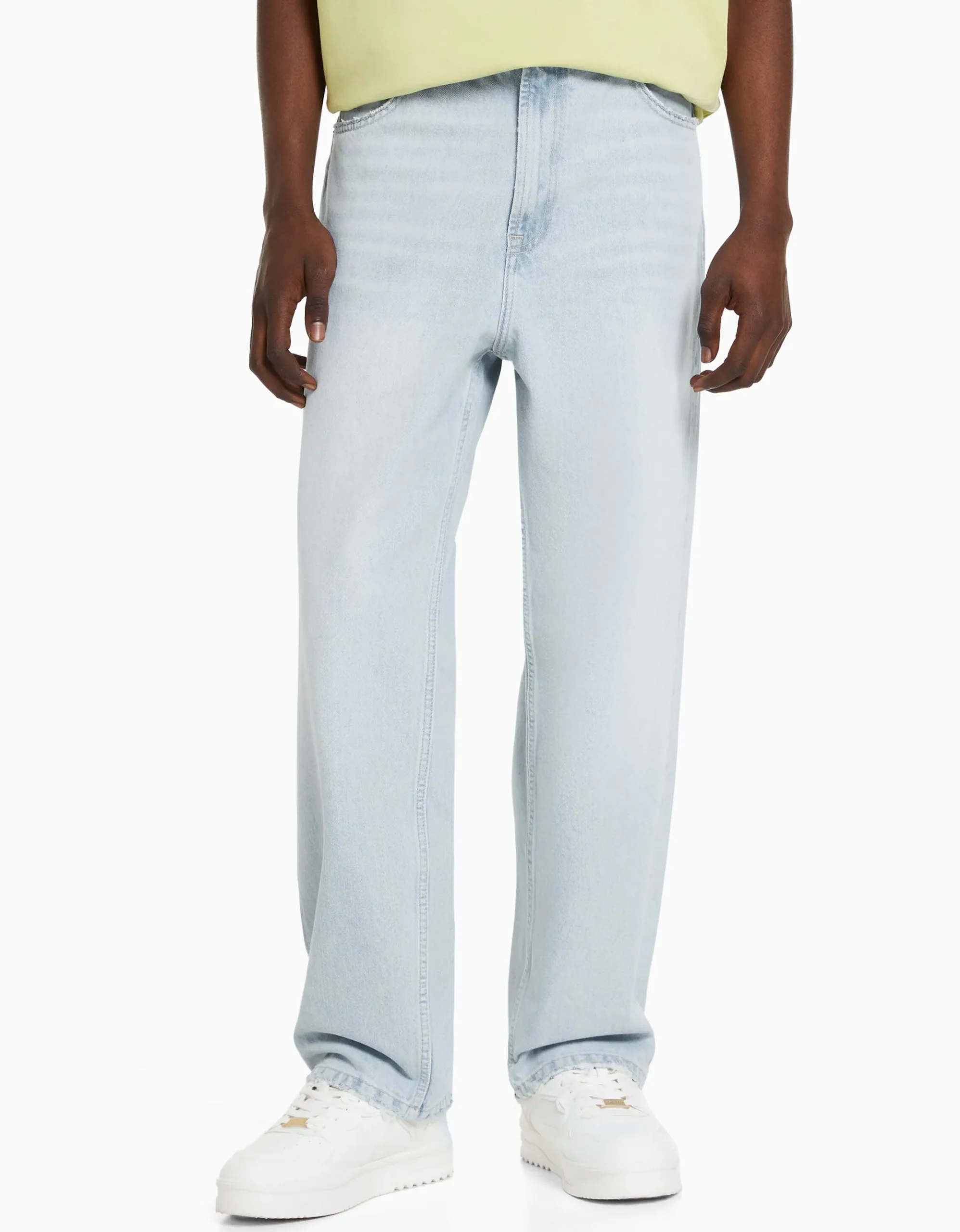 HOMME BERSHKA Basiques*Jean baggy