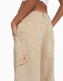 FEMME BERSHKA Jeans*Jean baggy carpenter