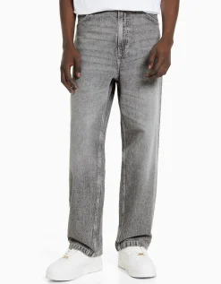HOMME BERSHKA Vêtements*Jean baggy coloré