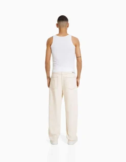HOMME BERSHKA Vêtements*Jean baggy coloré