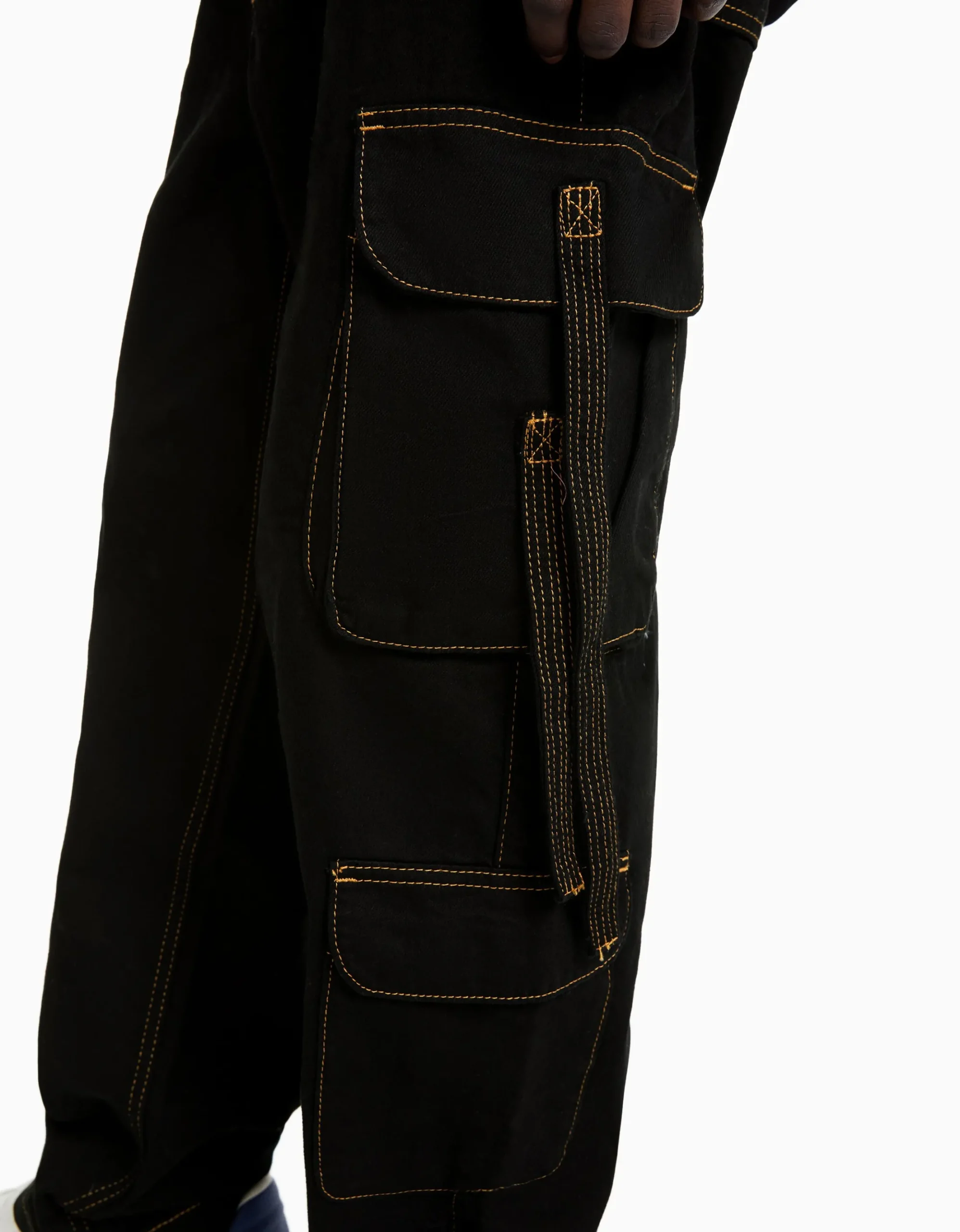 HOMME BERSHKA Vêtements*Jean cargo bandes