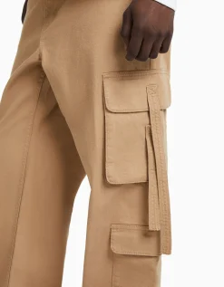 HOMME BERSHKA Vêtements*Jean cargo bandes