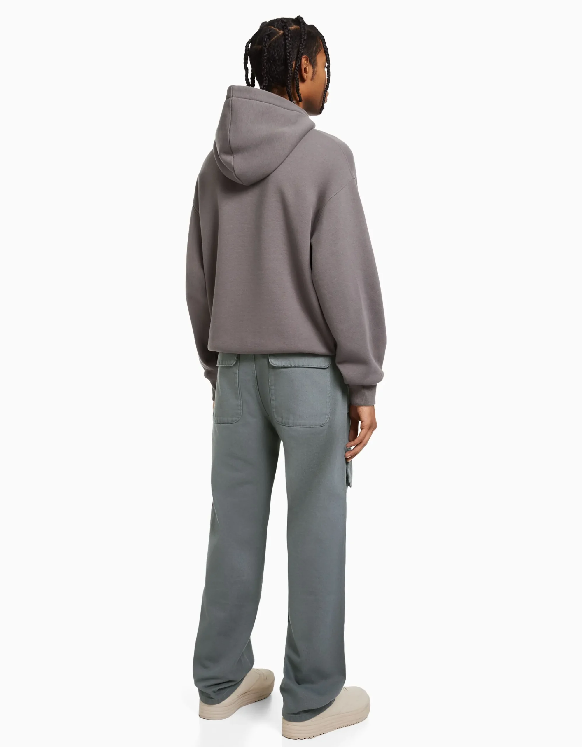 HOMME BERSHKA Vêtements*Jean cargo multipoches