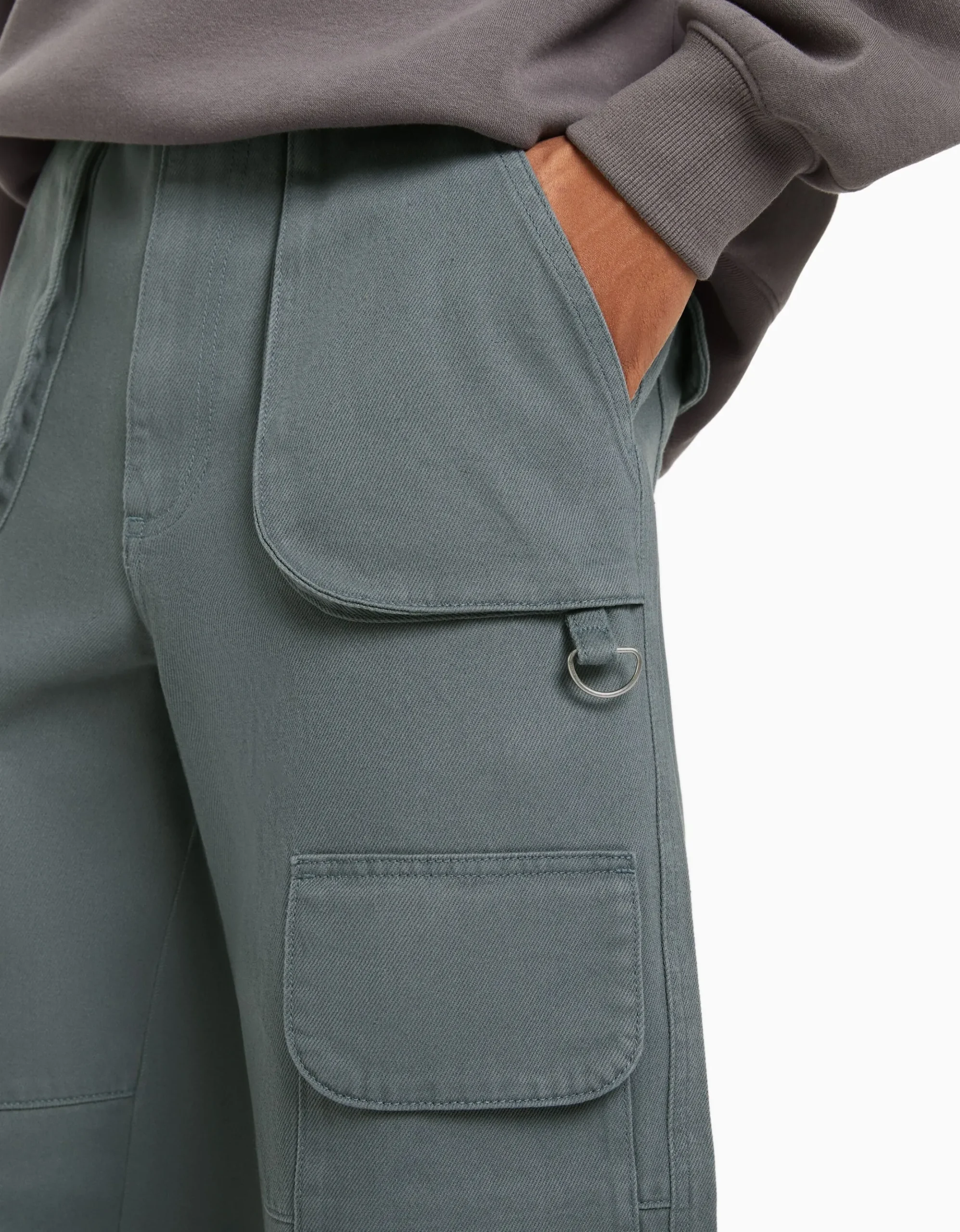 HOMME BERSHKA Vêtements*Jean cargo multipoches