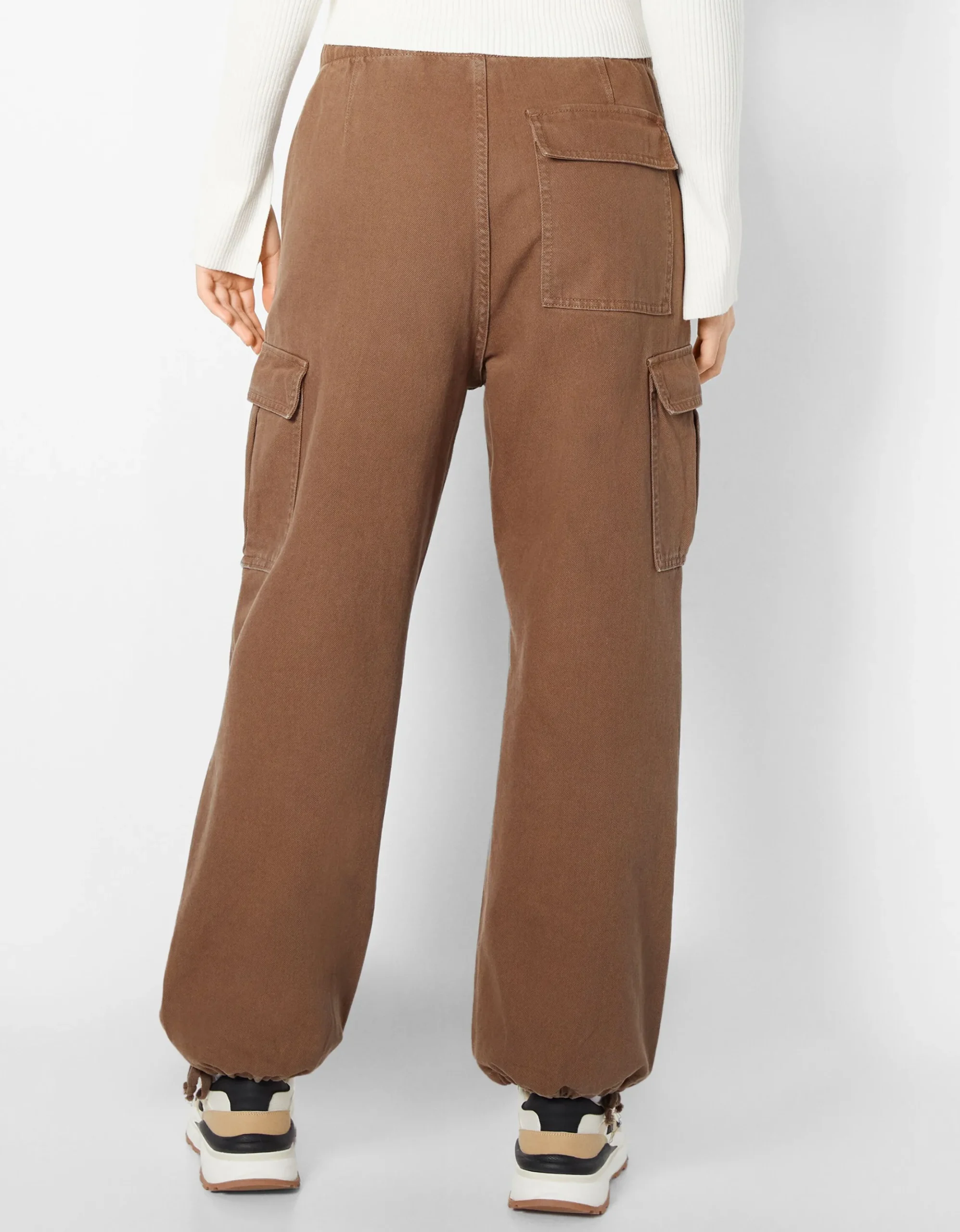 FEMME BERSHKA Cargo et parachute*Jean cargo parachute