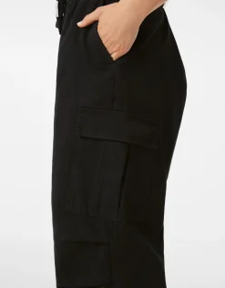 FEMME BERSHKA Pantalons*Jean cargo parachute