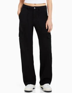 FEMME BERSHKA Jeans*Jean cargo straight