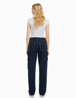 FEMME BERSHKA Jeans*Jean cargo straight