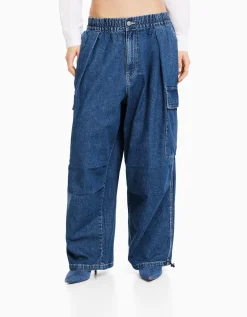FEMME BERSHKA Jeans*Jean cargo volume