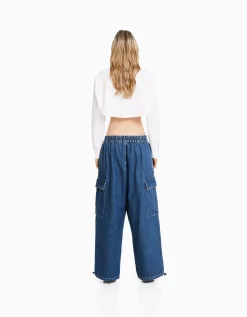 FEMME BERSHKA Jeans*Jean cargo volume