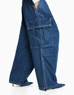 FEMME BERSHKA Jeans*Jean cargo volume