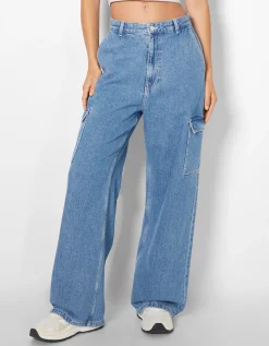 FEMME BERSHKA Jeans*Jean cargo wide