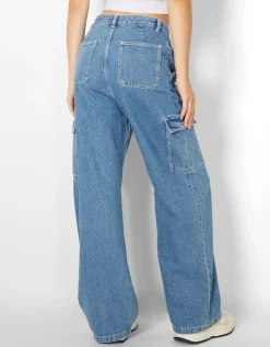 FEMME BERSHKA Jeans*Jean cargo wide