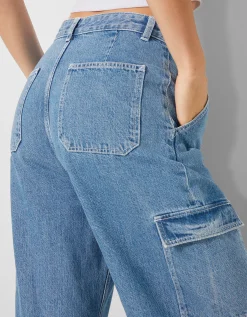 FEMME BERSHKA Jeans*Jean cargo wide