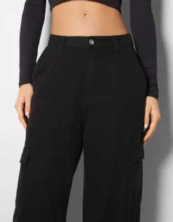 FEMME BERSHKA Jeans*Jean cargo wide