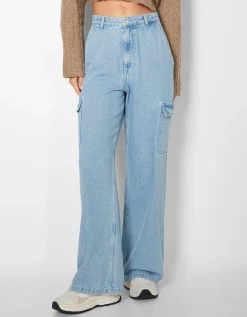 FEMME BERSHKA Jeans*Jean cargo wide