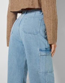 FEMME BERSHKA Jeans*Jean cargo wide