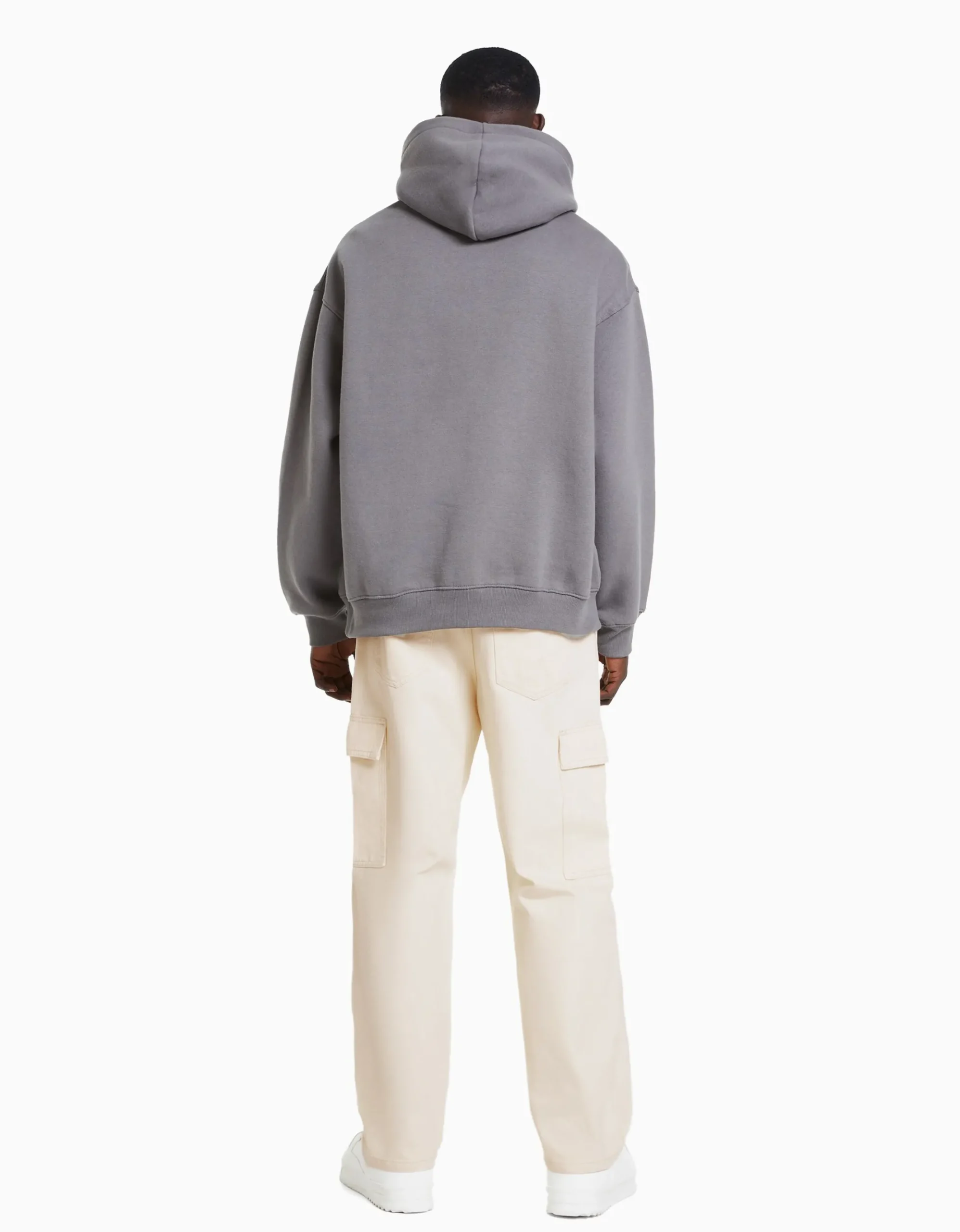 HOMME BERSHKA Basiques*Jean cargo wide