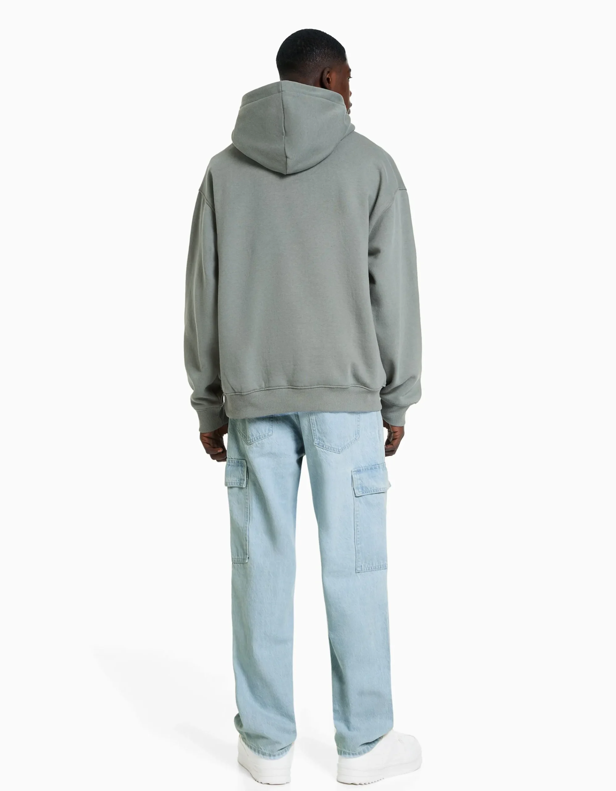 HOMME BERSHKA Vêtements*Jean cargo wide