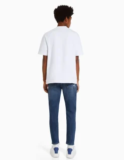 HOMME BERSHKA Jeans*Jean carotte déchiré