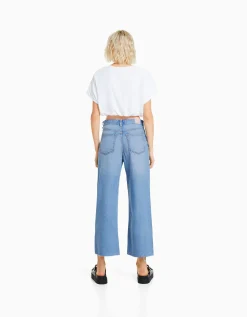 FEMME BERSHKA Jeans*Jean cropped wide leg