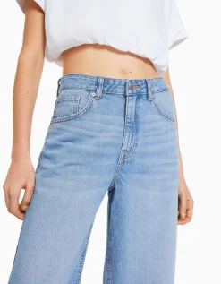 FEMME BERSHKA Jeans*Jean cropped wide leg