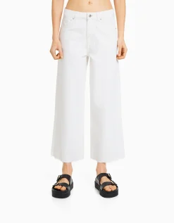 FEMME BERSHKA Jeans*Jean cropped wide leg