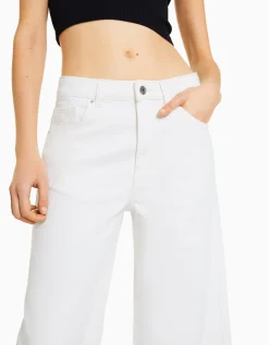 FEMME BERSHKA Jeans*Jean cropped wide leg