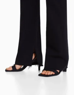 FEMME BERSHKA Jeans*Jean décontracté fente latérale