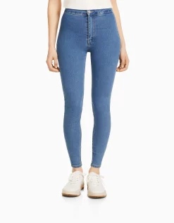 FEMME BERSHKA Jeans*Jean jegging taille très haute
