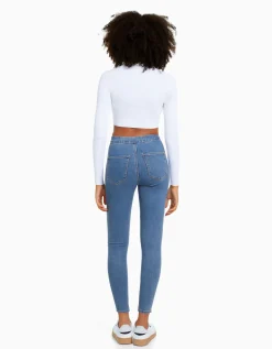 FEMME BERSHKA Jeans*Jean jegging taille très haute