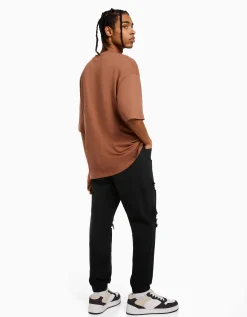 HOMME BERSHKA Jeans*Jean jogger déchiré